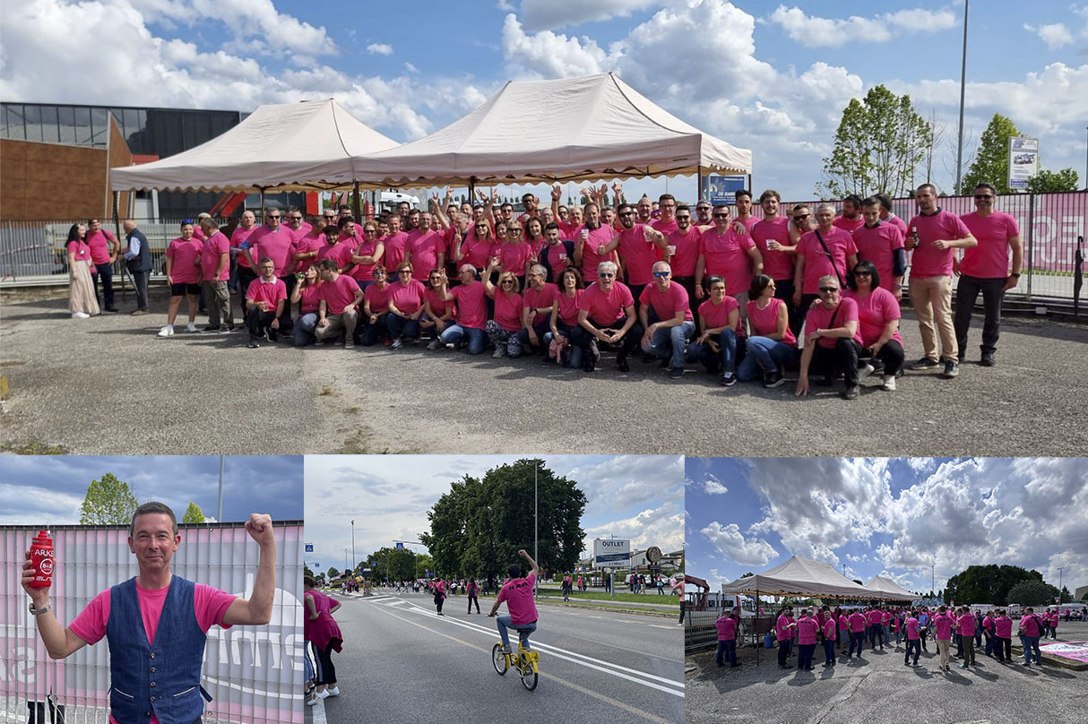 NAR SI VESTE DI ROSA PER IL PASSAGGIO DEL GIRO D’ITALIA